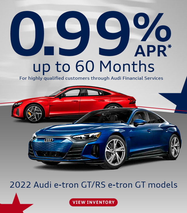 0.99% on select e-tron models