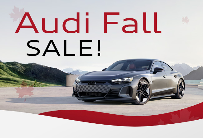 Audi Fall SALE!