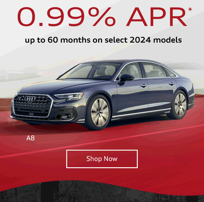 0.99% APR* up to 60 months on select 2024 models