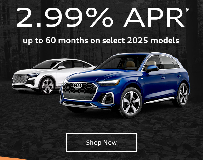 2.99% APR* up to 60 months on select 2025 models
