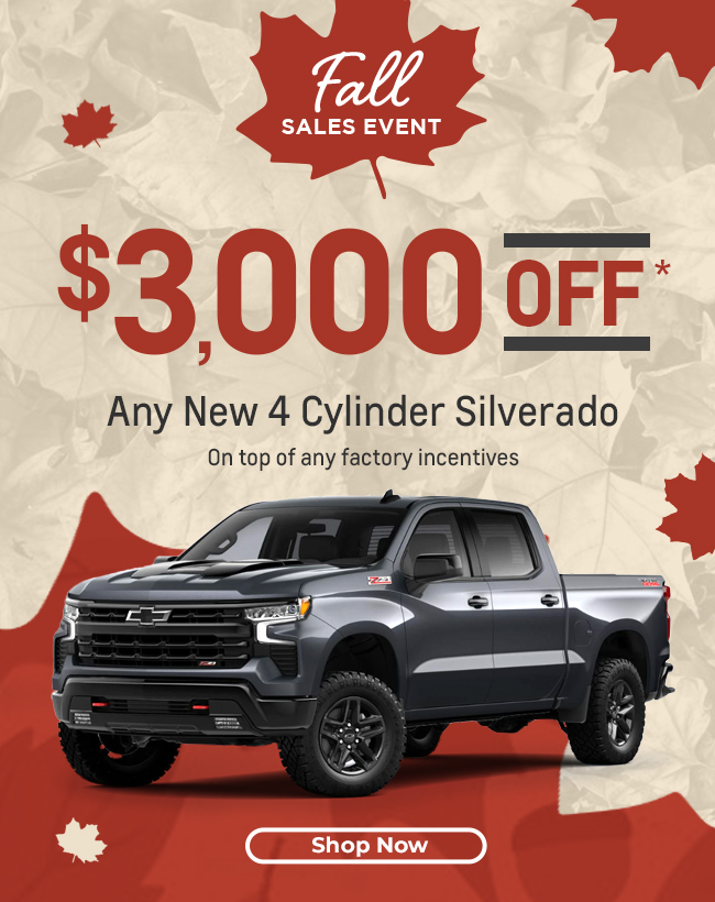 $3,000 OFF*
