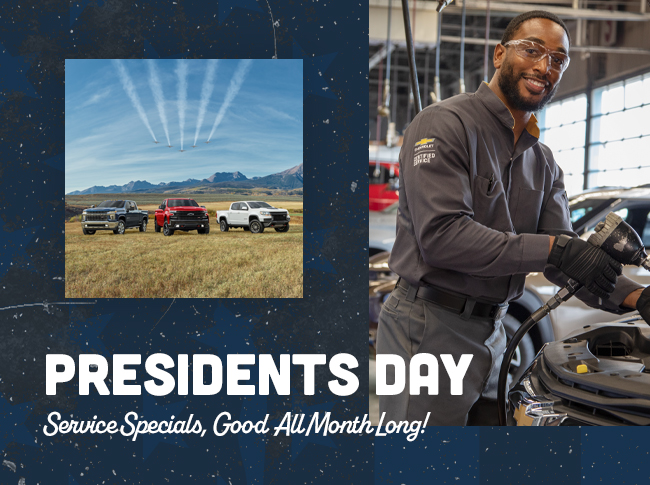 Presidents Day Service Specials