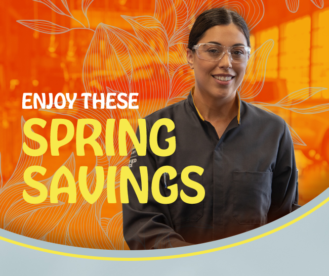 Enjoy These Spring Savings