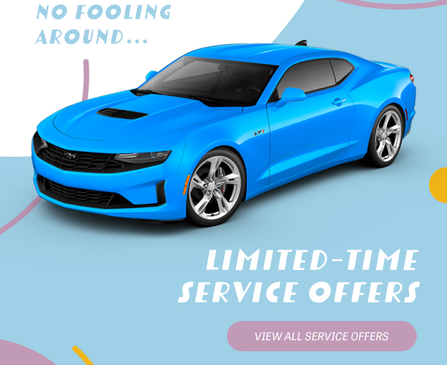 No Fooling Around... Limited-Time Service Offers