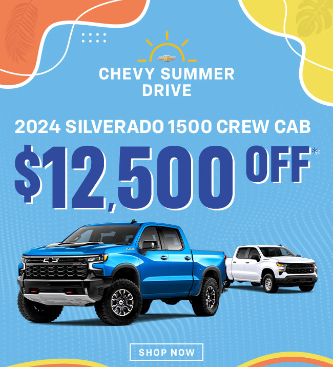 $12,500 OFF 2024 Silverado 1500 Crew Cab