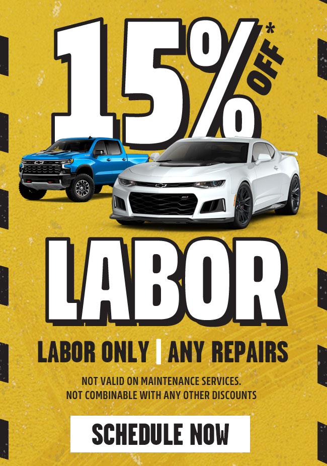 15% OFF Labor 