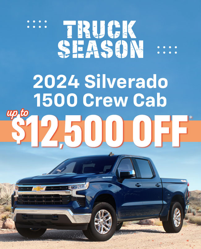 $12,500 OFF 2024 Silverado 1500 Crew Cab