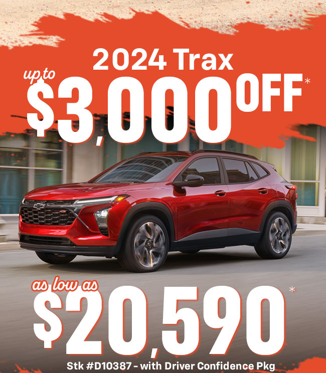 2024 Trax as low as $21,890