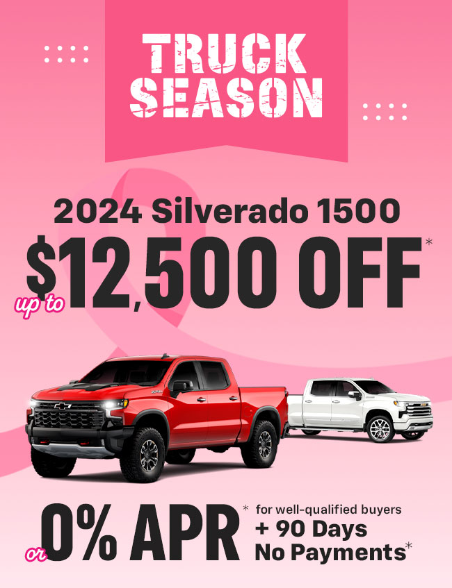 $12,500 OFF 2024 Silverado 1500