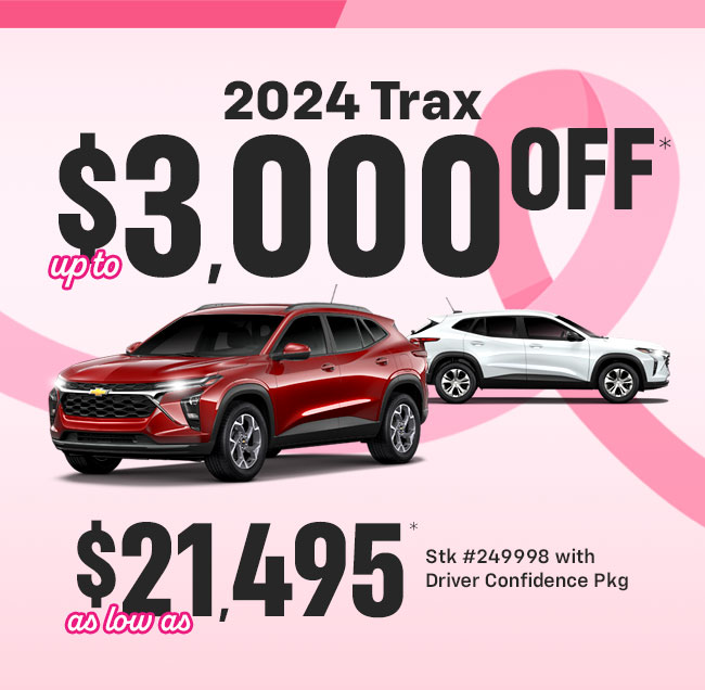 2024 Trax $3,000 off