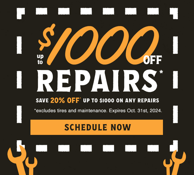 up to $1000 OFF Repairs, Save 20% OFF up to $1000 on any repairs