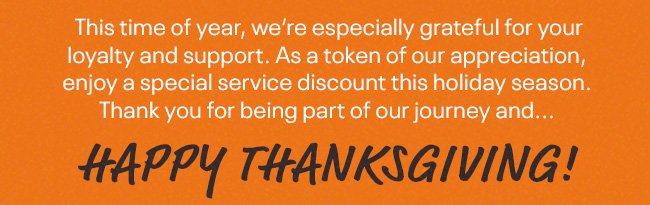 Happy Thanksgiving