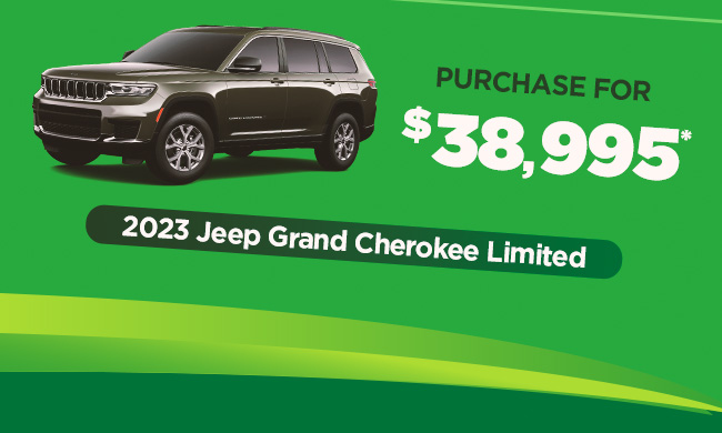 Purchase a 2025 Jeep Grand Cherokee Limited for $38,995*