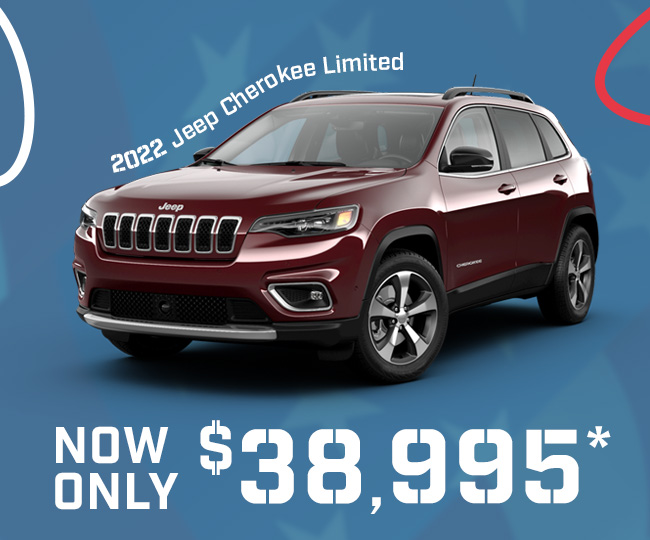  2022 Jeep Cherokee Limited Now Only $38,995*