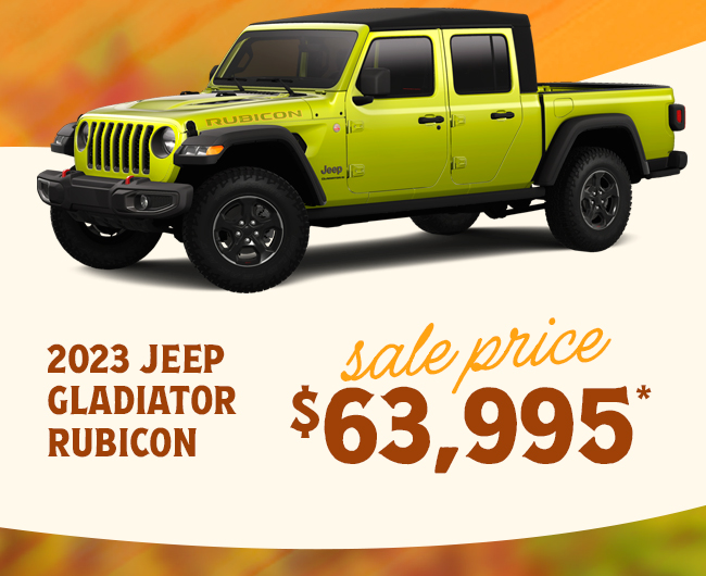 2023 Jeep Gladiator Rubicon Now Only $63,995