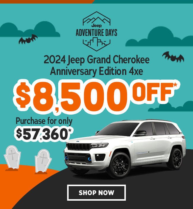 $8,500 off Jeep Grand Cherokee