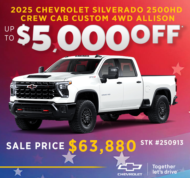 2025 silverado 2500 sale