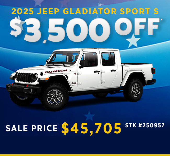 2025 Jeep Gladiator Sale