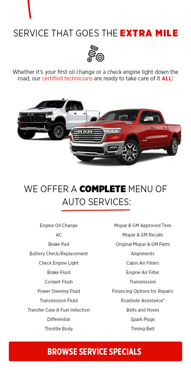Service Specials