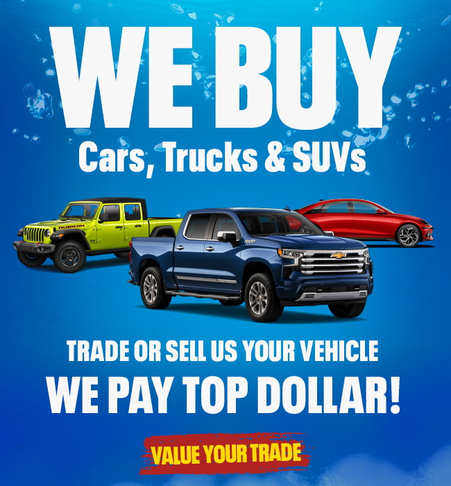 We Want Your Car!