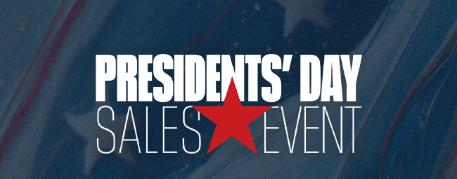 Presidents' Day Sales Event