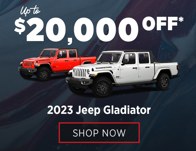 up to $20K OFF 2023 Gladiator
