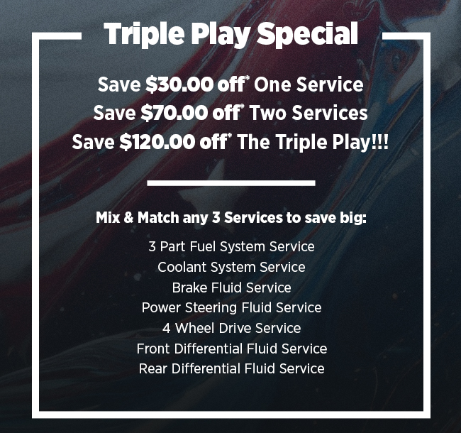 Triple Play Special