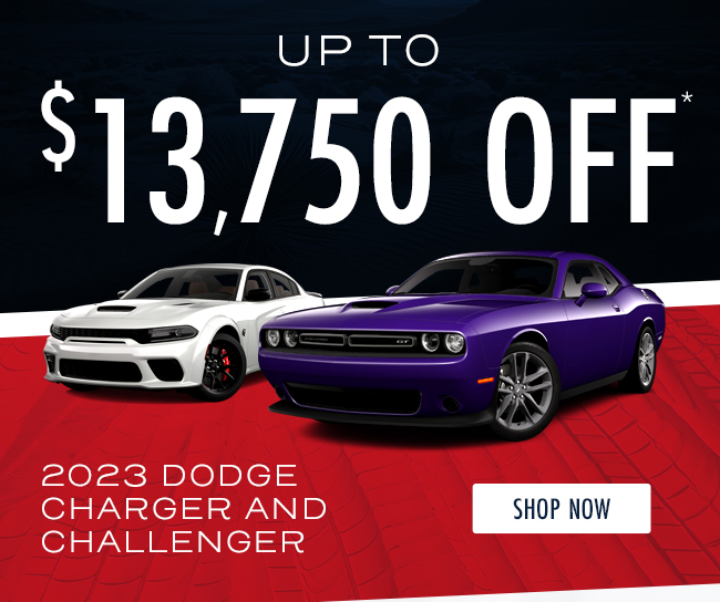 up to $13,750 OFF 2023 Dodge Charger and Challenger