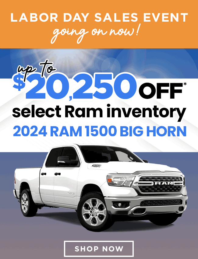 up to $20,250 Off Ram 1500