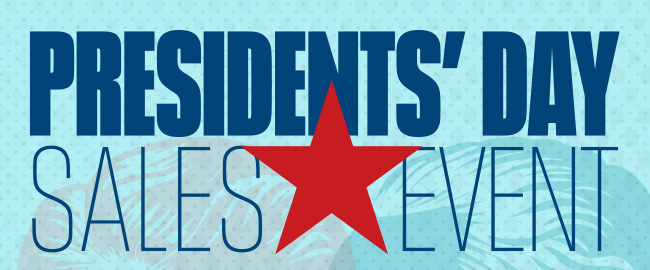 Presidents' Day Sales Event