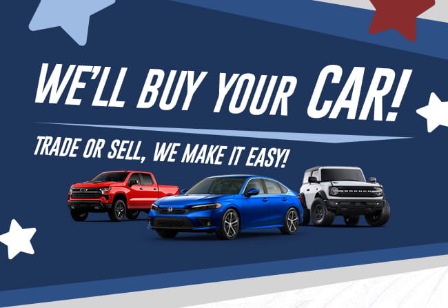 We'll Buy Your Car!