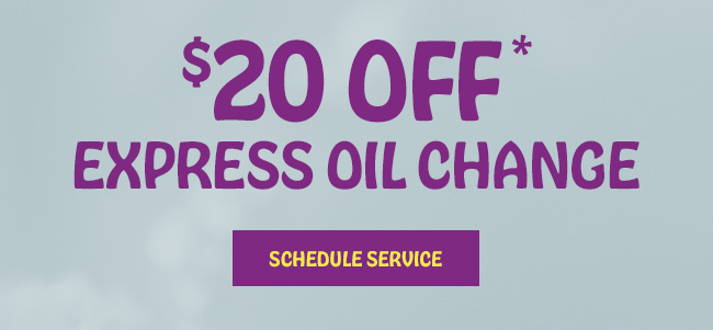 $20 OFF Express Oil Change