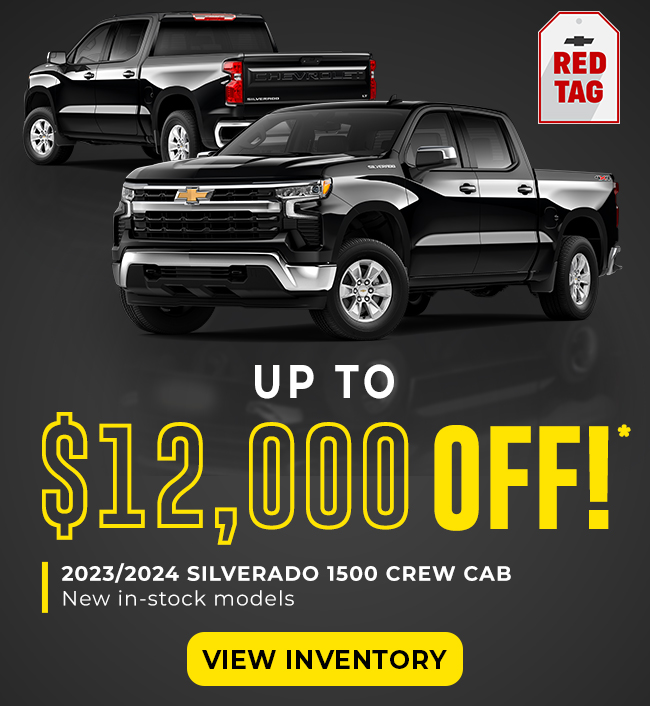 Up to $12,000 Off Silverado