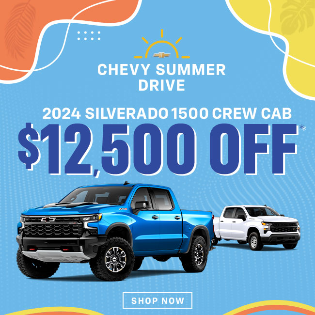 $12,500 OFF 2024 Silverado 1500 Crew Cab