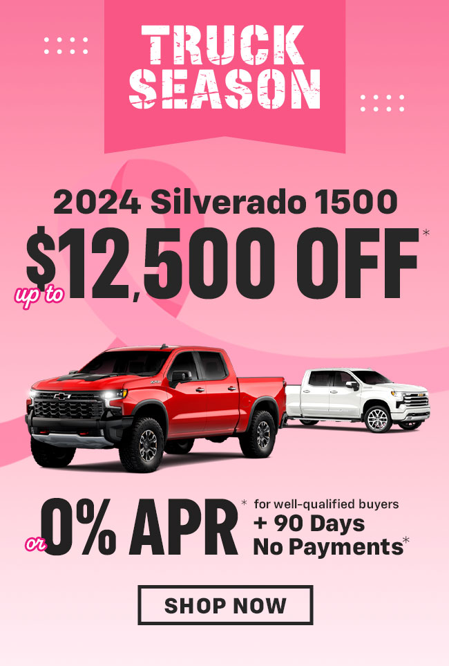 $12,500 OFF 2024 Silverado 1500
