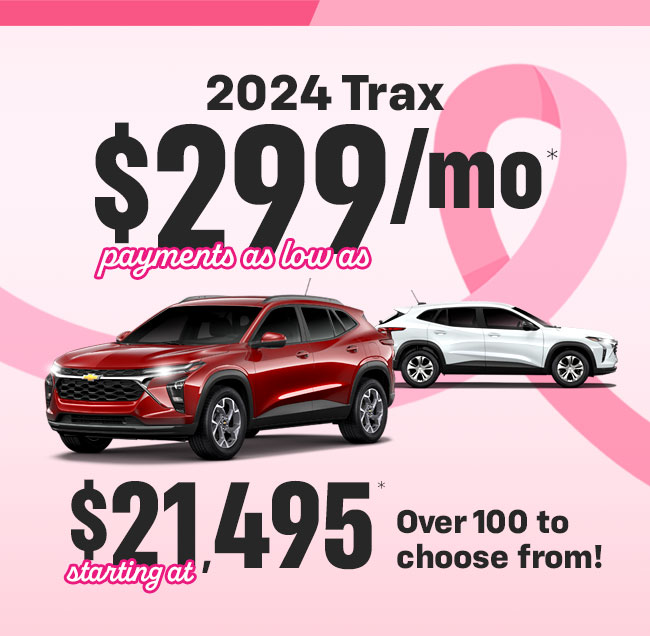 2024 Trax as low as $299mo
