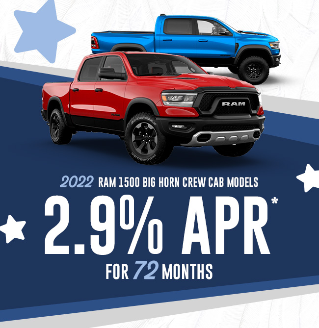 2.9% APR for 72 Months