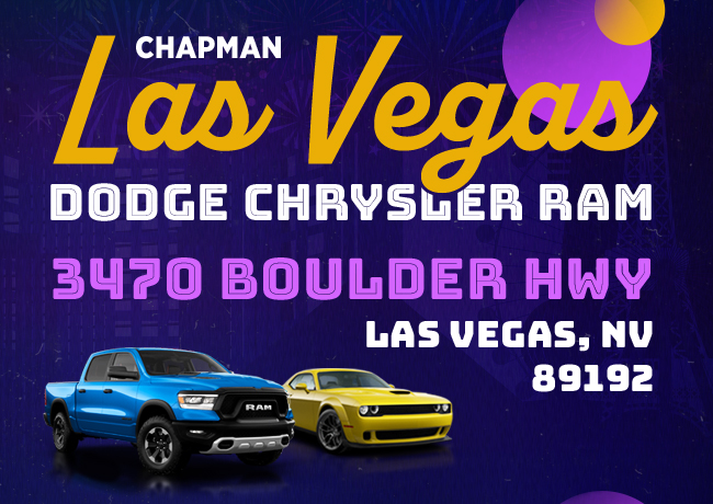 Chapman Las Vegas Dodge Chrysler Ram 3470 Boulder HWY Las Vegas, NV 89192