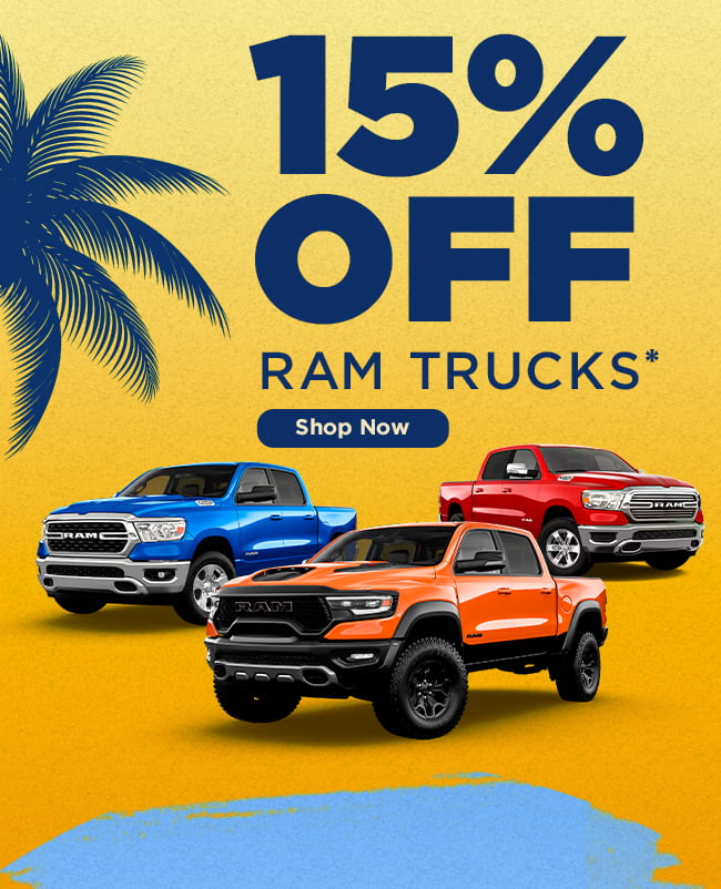 15% Off Ram Trucks