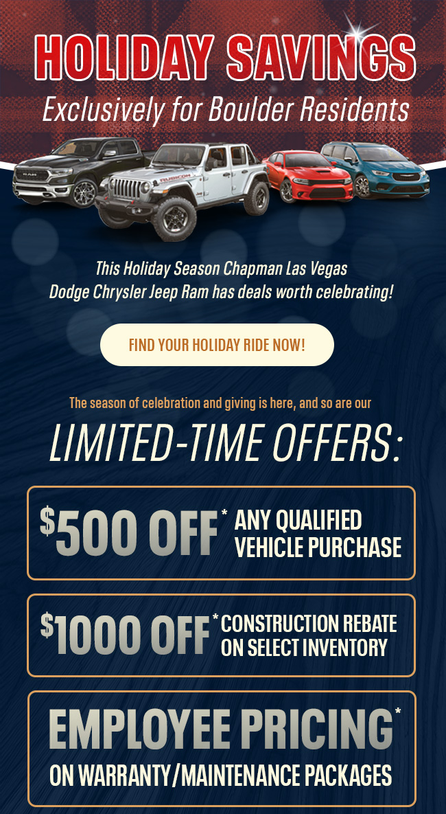 Holiday Savings