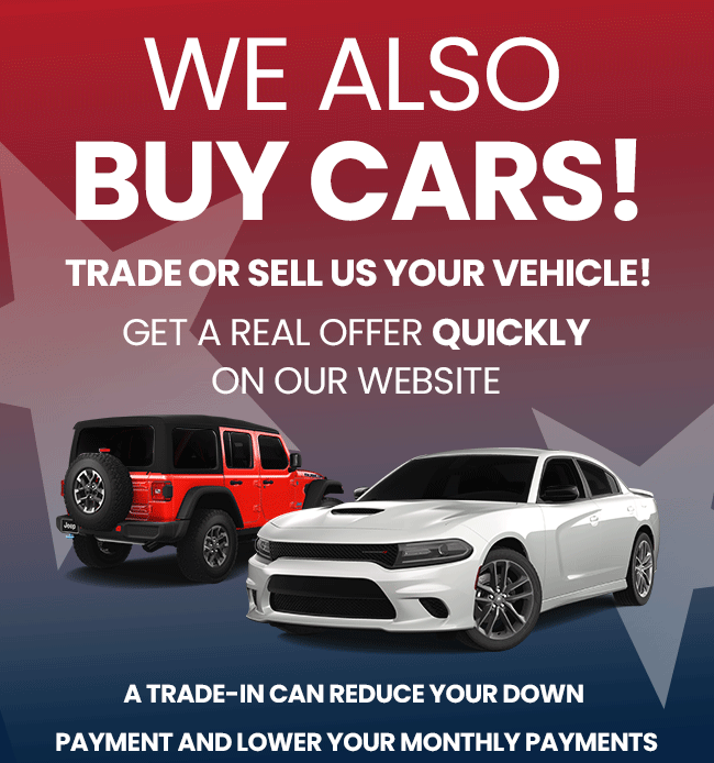 We Also Buy Cars!