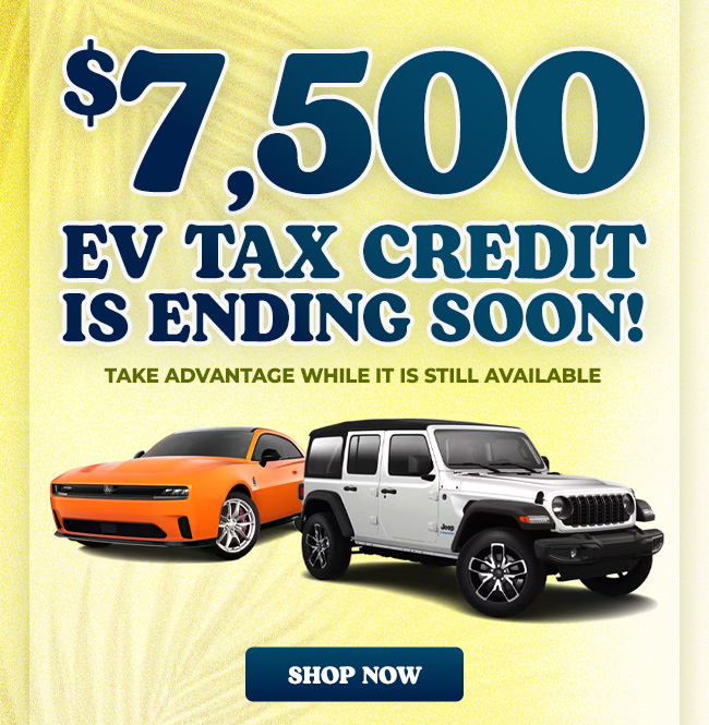 $7,500 EV Tax Credit
