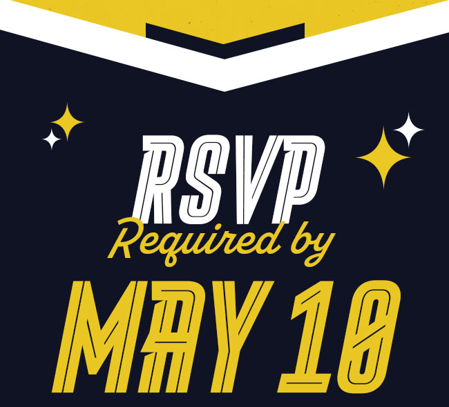 RSVP Required by May 10