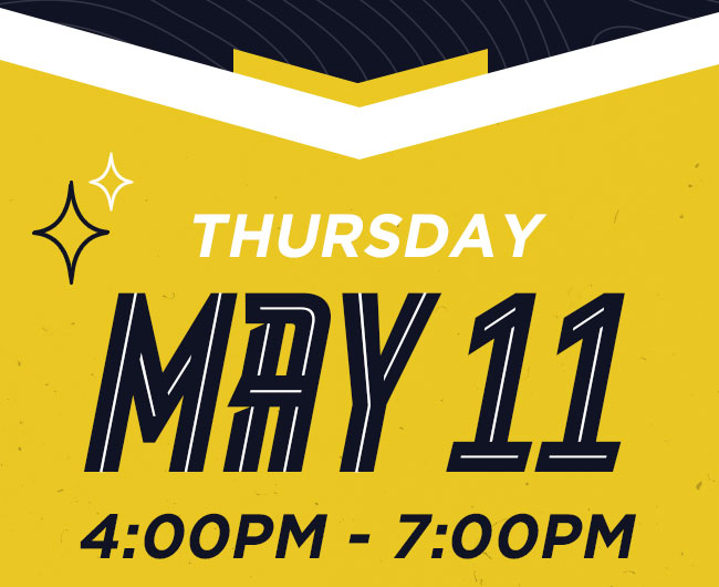 Thursday May 11 4:00PM - 7:00PM