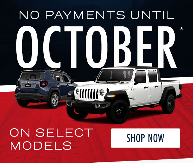 No Payments until October on select models