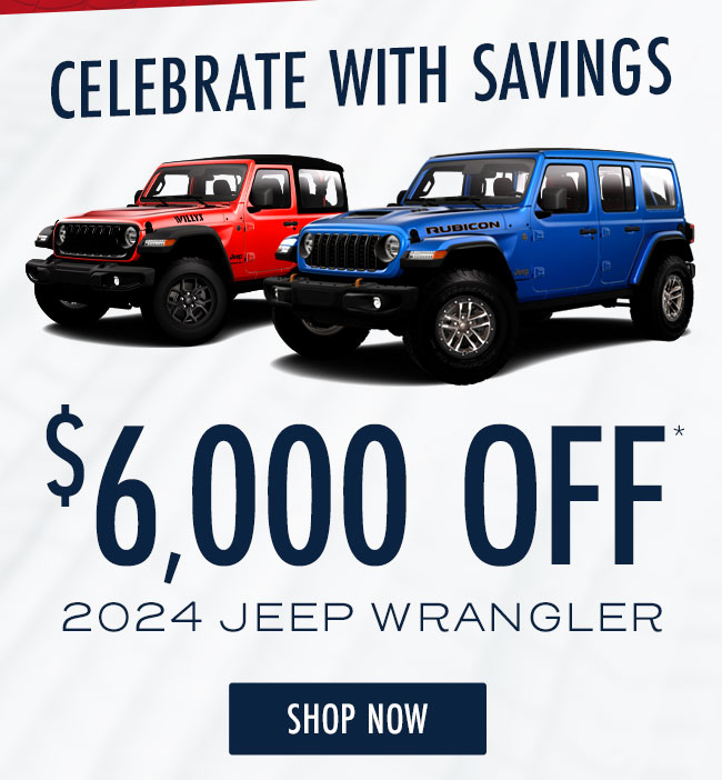 $6,000 OFF 2024 Wrangler