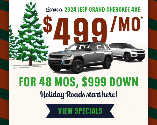 2024 Jeep Grand Cherokee 4xe Lease $499 per month for 48 months with $999 down