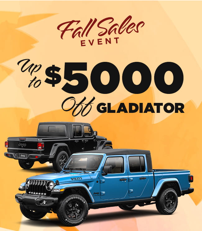 $5000 Off Gladiator