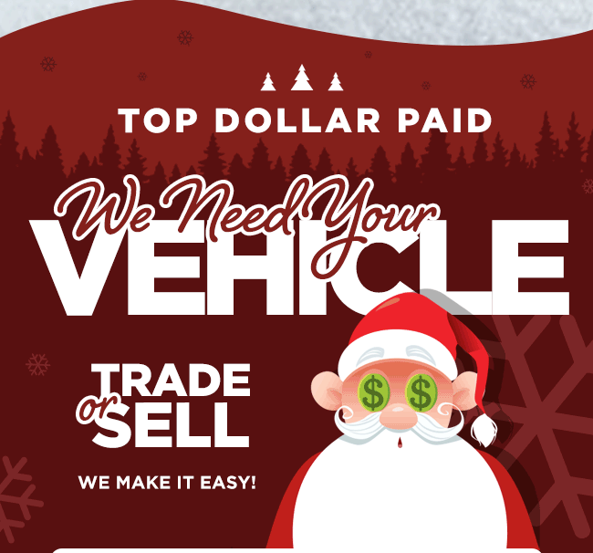 We Need your Vehicle