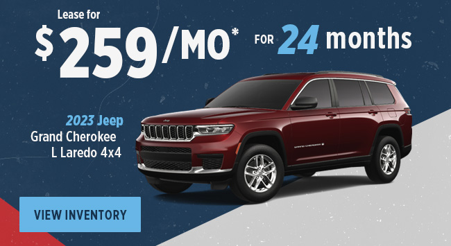 2023 Jeep Grand Cherokee L Laredo 4x4, Lease for $259/mo* for 24 Months